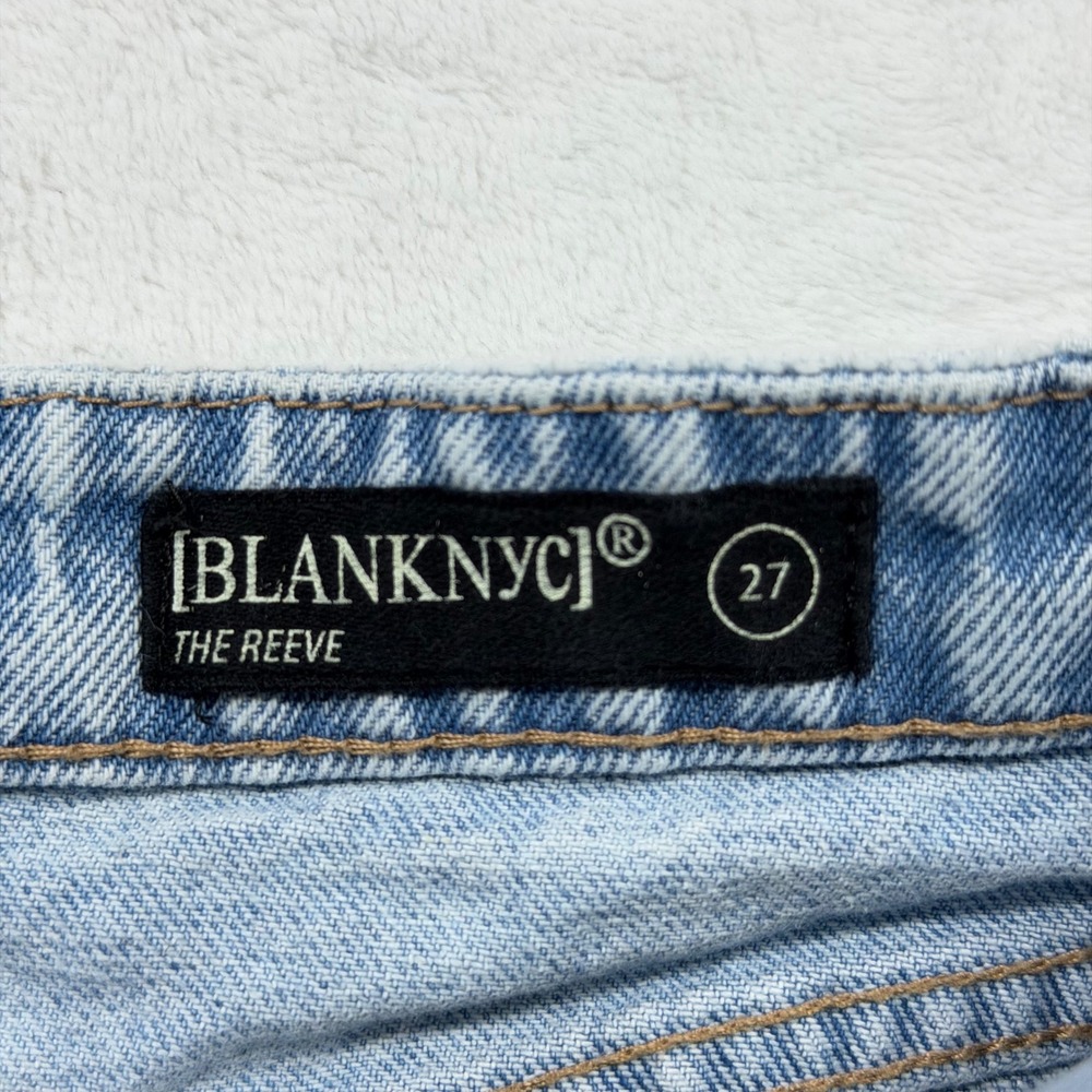 [BLANKNYC] The Reeve Ultra Hi-Rise Denim Shorts Womens 27‎ Light Wash Excellent - Picture 3 of 10